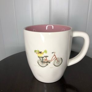 Rae Dunn Bicycle Pink Inside Mug